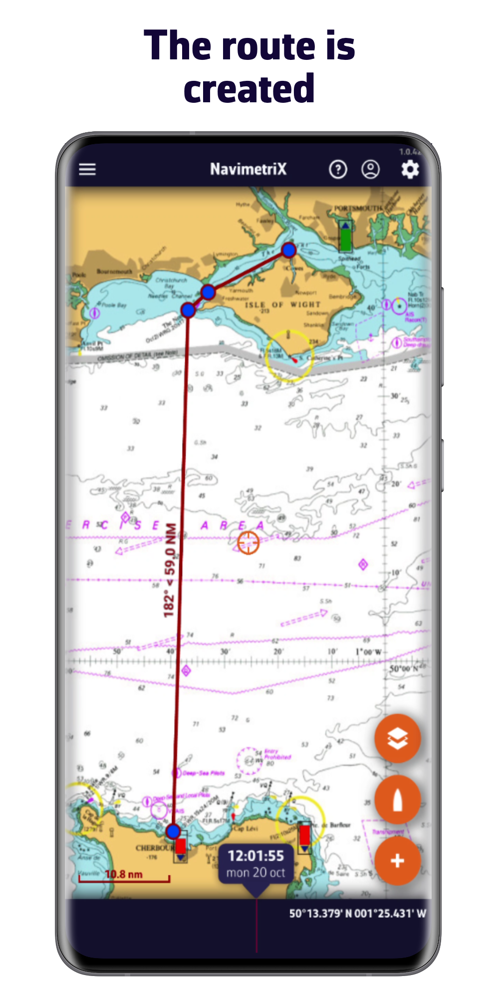 The route is created