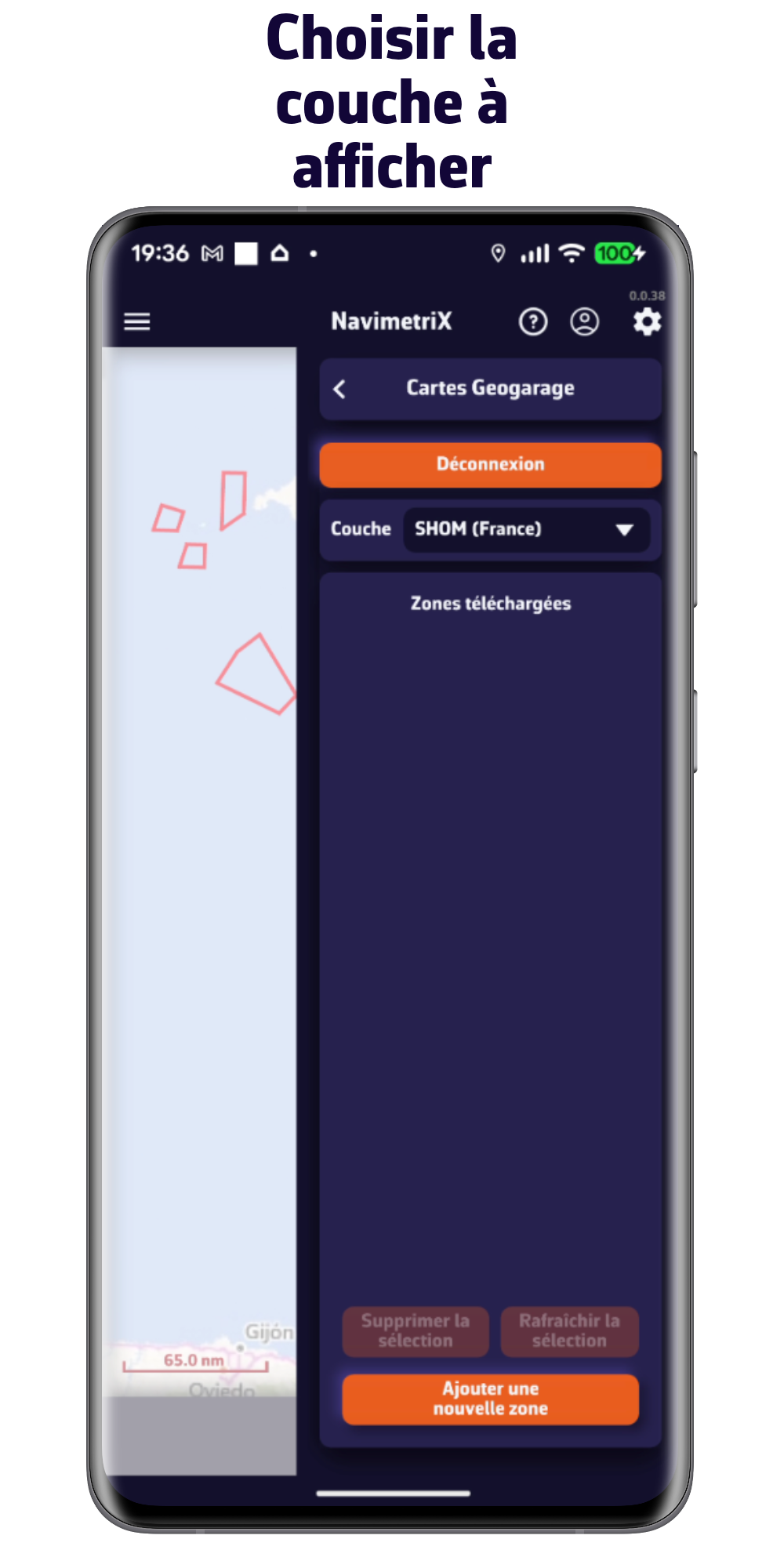 Choisir la couche à afficher